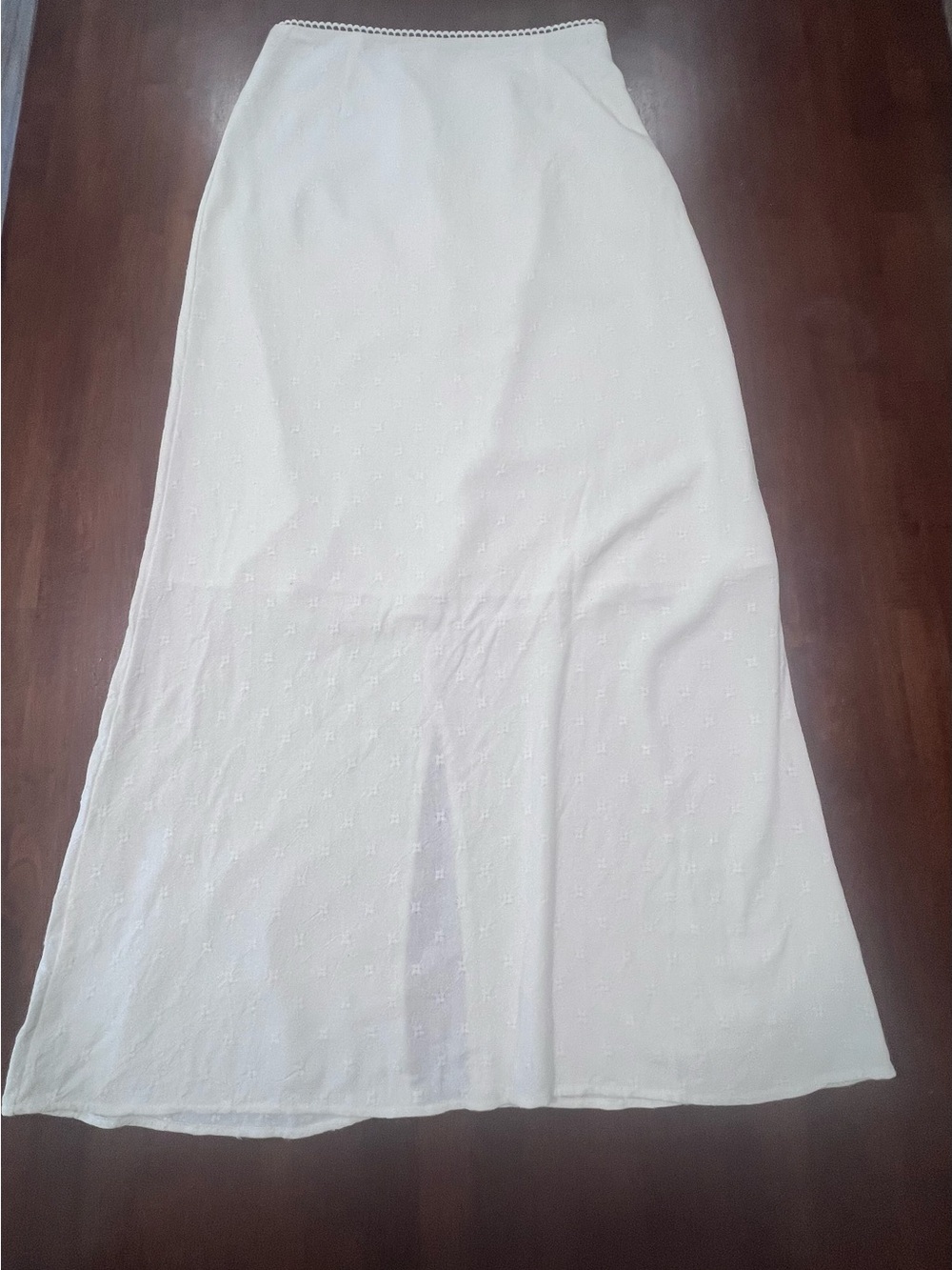 Sienna Sky White Eyelet Maxi Skirt